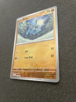 Riolu Reverse Holo NM SV1 112/198 Scarlet & Violet Pokemon Card - Image 4