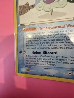 Snow-Cloud Castform 29/113 Non-Holo Rare Delta Species Pokemon - Image 5