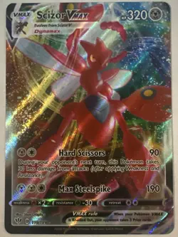 Scizor VMAX - 119/189 - Ultra Rare Pokemon Darkness Ablaze Near Mint - Image 1