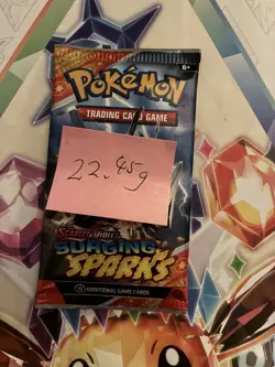 HEAVY! 22.45g Surging Sparks Pokemon TCG Booster Pack - Image 2