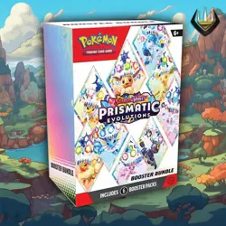 Pokemon TCG Scarlet & Violet Prismatic Evolutions Booster Bundle - Image 1