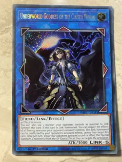 Yugioh - Underworld Goddess of the Closed World - RA02-EN045 - Secret Rare 1st E - Image 1