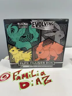 One Sealed Pokemon TCG Sword & Shield Evolving Skies Elite Trainer Box - Leafeo… - Image 1