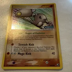 Pokemon TCG Hitmonlee EX Unseen Forces Rare Basic 60HP 25/115 2005 Holo - Image 2