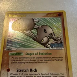 Pokemon TCG Hitmonlee EX Unseen Forces Rare Basic 60HP 25/115 2005 Holo - Image 3