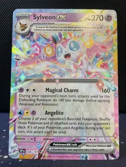 Sylveon ex 086/191 Pokemon Surging Sparks Double Rare Holo NM - Image 1