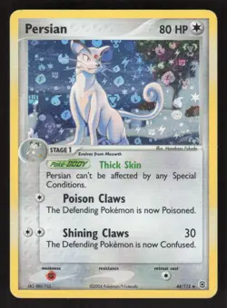 Pokemon TCG FireRed & LeafGreen Holo Persian #44/112 - Image 1