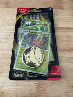Pokemon Perfect Order Premium Checklane Blister Booster Pack Meganium Line - NEW - Image 1