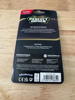 Pokemon Perfect Order Premium Checklane Blister Booster Pack Meganium Line - NEW - Image 2