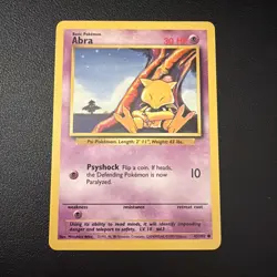 Abra | Pokemon TCG 1999 | (Base Set) Non Holo Vintage # 43/102 NM - Image 1