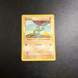 Machop [HP] - Pokemon TCG Base Set Shadowless 52/102 [Common] - Image 1