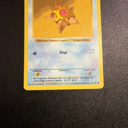 Pokemon TCG Staryu Base Set 65/102 Regular Shadowless Common MP Vintage RARE - Image 3