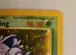 Pokemon TCG Nidoking 11/102 Base Set Holo Rare Unlimited - Image 3