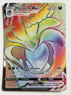 Pokemon Malamar VMAX Full Art Secret Rare Holo Rebel Clash 198/192 - Image 2