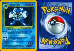POLIWRATH 13/102 HOLO HOLO RARE BASE SET UNLIMITED POKEMON HOLO LP - Image 3