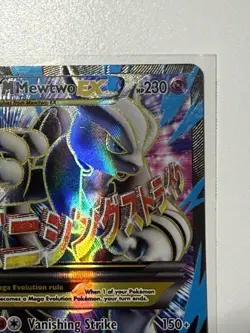 M Mewtwo EX Full Art Ultra Rare Mega 159/162 Breakthrough English Pokemon LP - Image 3