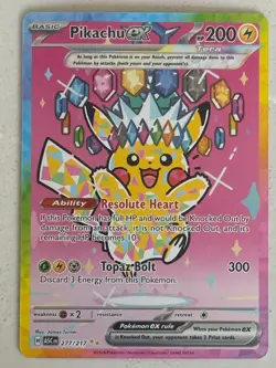 Pokemon TCG - Pikachu EX - Special Illustration Rare 277/217 Ascended Heroes NM - Image 1