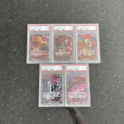 One Piece English OP-13 Red Parallel God Demon Pack Sequential PSA 10 - Image 1