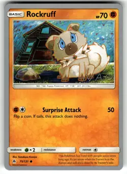 Rockruff - 2018 (Naohito Inoue) 75/131 World Championship Decks NM Pokemon Card - Image 1