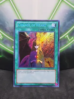 Yugioh Change of Heart LCYW-EN124 Secret Rare NM - Image 1