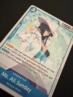 Ms. All Sunday (Promotion Pack 2023) OP01-079 One Piece Promotion Cards Regular - Image 3