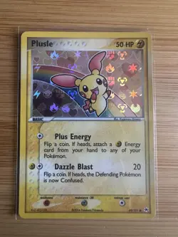 Pokemon TCG Mr Mime EX Holo Card 110/112 & Pokemon Plusle EX 69/101 Holo - Image 2