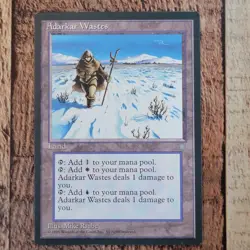 NM Adarkar Wastes 326 351 Rare Ice Age 1995 Land Trading Card TCG Magic MTG - Image 4