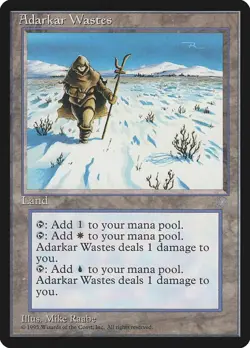 Adarkar Wastes (x1) - Ice Age - LP MTG Magic - Image 1