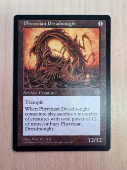 Magic: The Gathering Phyrexian Dreadnought Card NM Condition - Image 1