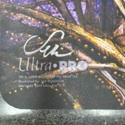 Ultra PRO Magic: The Gathering Playmat Seb McKinnon Deliver Unto Evil SIGNED - Image 2