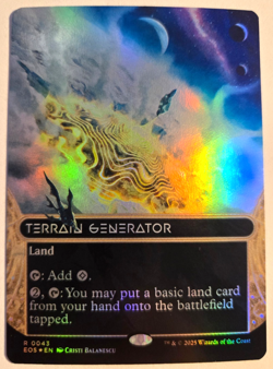 Terrain Generator #43 (Borderless FOIL) Edge of Eternities: Stellar Sight MTG NM - Image 1