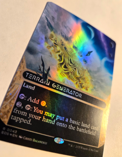Terrain Generator #43 (Borderless FOIL) Edge of Eternities: Stellar Sight MTG NM - Image 3