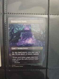 Overgrown Tomb (Borderless) MTG Lorwyn Eclipsed 350 R NM - Image 1