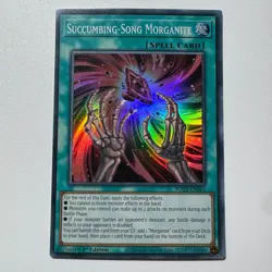Succumbing-Song Morganite - ROTA-EN065 | Super Rare 1st Edition NM YuGiOh! - Image 1