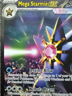 Mega Starmie EX 118/088 - SIR - Pokemon TCG: Perfect Order English PACK FRESH - Image 3