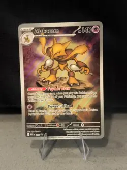 Pokemon TCG Mega Evolutions Alakazam Illustration Rare Promo 009 - Image 1