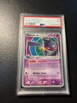 Pokemon Banette EX Legend Maker Ultra Rare SWIRL #85 PSA 7 - Image 1