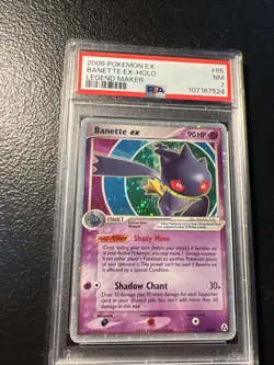 Pokemon Banette EX Legend Maker Ultra Rare SWIRL #85 PSA 7 - Image 2