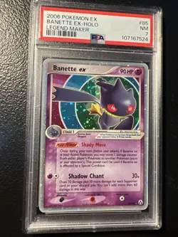 Pokemon Banette EX Legend Maker Ultra Rare SWIRL #85 PSA 7 - Image 3