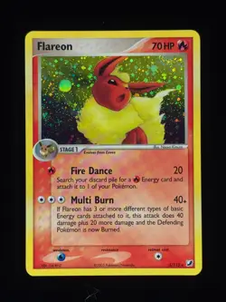 Flareon 5 Holo Pokemon Unseen Forces 2005 LP- 🔥🔥🔥 - Image 1