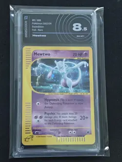 2002 Pokemon Mewtwo 20/165 Expedition Holo Card Ai Grading 8.5 No Bgs Psa 8 9 - Image 1