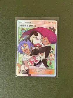 Pokemon Hidden Fates Jessie and James 2019 Trainer 68/68 Team Rocket - Image 1