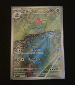 Pokemon TCG - Ivysaur 167/165 - Illustration Rare - Scarlet & Violet 151 - NM - Image 1