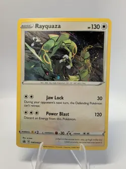 RAYQUAZA 2020 POKEMON SWSH BLACK STAR PROMO HOLO SWSH029 Q1882 - Image 1