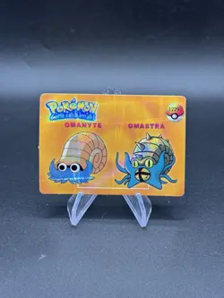 Omanyte Omastar Holo Pokemon Vintage Pocket Monsters Vending Prism Sticker 1229 - Image 1
