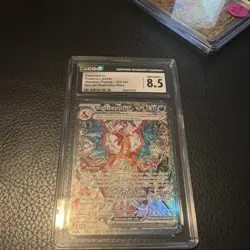 Pokemon TCG Charizard ex 223/197 Obsidian Flames SIR Holo Eng 2023 CGC 8.5 - Image 1
