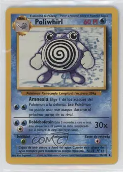 Poliwhirl Spanish Pokemon Base Set #38 1999 - Image 1