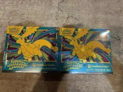 Lot of 2 | Pokemon TCG | Ascended Heroes | Pokemon Center | Elite Trainer Box - Image 1