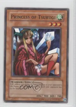 Princess of Tsurugi Unlimited YuGiOh Starter Deck Joey #SDJ-020 2003 READ - Image 1