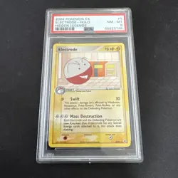 2004 POKEMON EX HIDDEN LEGENDS #5 ELECTRODE-HOLO PSA 8 - Image 1